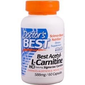 Doctors Best Acetyl L Carnitine HCL 588 MG 60 Caps