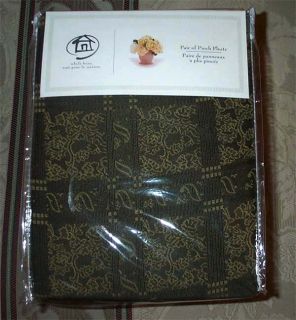 New Pair Pinch Pleated Panels Drapes Curtains Olive Green 72 x 84