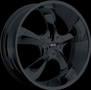  inch Stonz S04 Black Rims Tires for 2009 and Up Dodge Journey