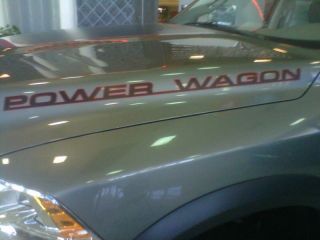 2010 2012 Dodge RAM Power Wagon Hood Decals Mopar
