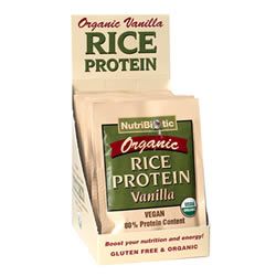 Nutribiotic Organic Rice Protein Vanilla 12 53 oz PK