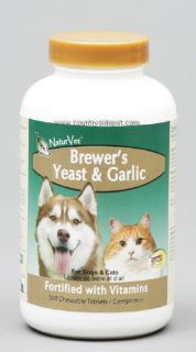  NaturVet Brewer's Yeast Garlic 5000ct