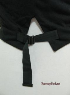 New $130 Diesel Black Gold Womens Size XXS 2XS Tesset Black Top Vest