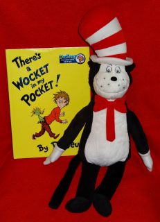 Dr Seuss 22 Cat in The Hat Doll and Book Wocket in Pocket Kohls Cares