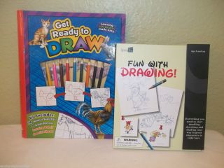 DRAWING KITS (LOT 2) Fun With Drawing & Get Ready to Draw *Free