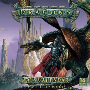 product details title dragons by ciruelo 2013 wall calendar author