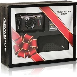 Olympus Tough TG 1 IHS Digital Camera Premium Bundle V104090SU020