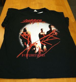 Dokken T Shirt RARE Vintage 1995 Dysfunctional Tour