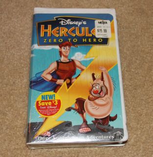 NEW SEALED VHS Walt Disneys Hercules Zero To Hero 3 Superhuman