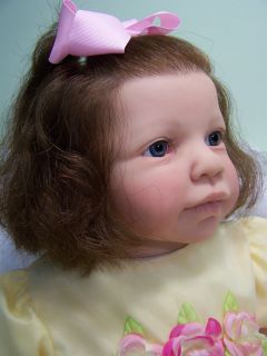 Beautiful Reborn Andreas Jannie de Lange toddler Human Hair OOAK Must