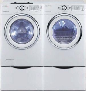  Daewoo Washer and Gas Dryer Set