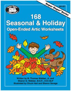 Super Duper Seasonal & Holiday Open Ended Artic Worksheets with