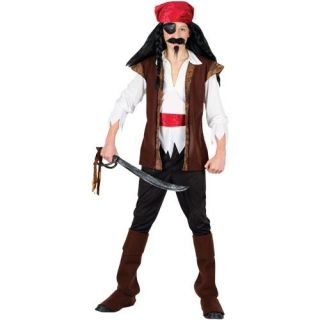   CARIBBEAN PIRATE AGE 11 12 YEAR OLD COSTUME FANCY DRESS UP HALLOWEEN