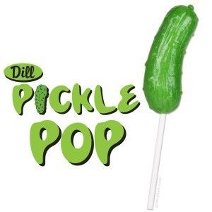 DILL PICKLE POPS Pickle Flavored Suckers Lollipop Gag Gifts Party