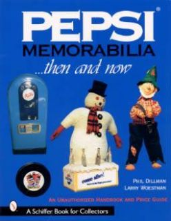 Pepsi Memorabilia Book Can Bottle Tin Sign Clock Cooler