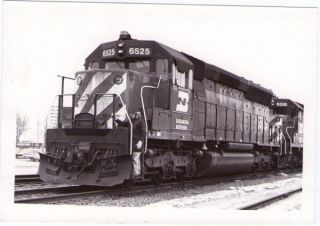 Burlington Northern 6525 Railroad Photo Dilworth MN