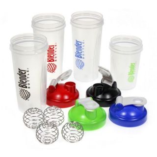 4pk blender bottles bpa free drink containers w lids