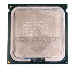 Intel Xeon Dual Core CPU 2 66GHz 4MB 1333MHz 771 Slabm