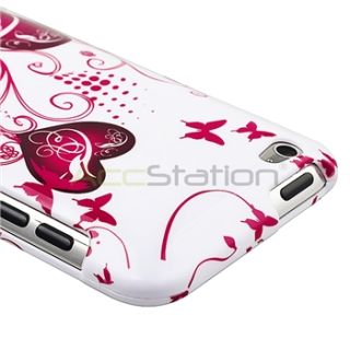 9pcs Design Hard Plastic Rubber Case Covers for iPod Touch 4th