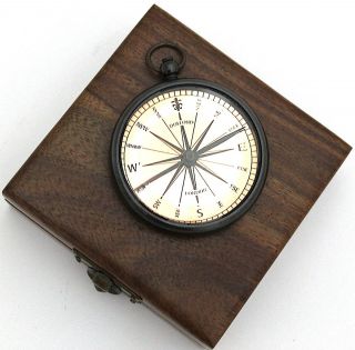 Brass Pocket Compass Dollond London –Watch Type Compass