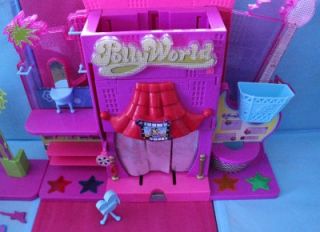  Polly World Light Up & Music Concert Stage Cafe Dress Guitar Lot