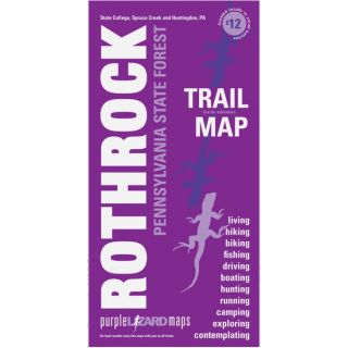  Lizard Rothrock St Forest Trail Map   Hiking, Biking, Fishing, Driving