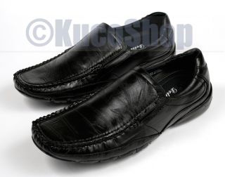 Fashion Delli Aldo Men Casual Driving Slip on Shoes Black Size 12