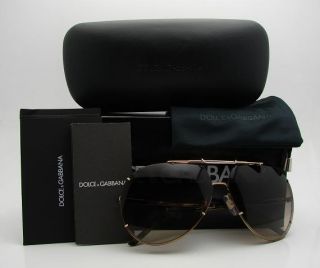 Authentic Dolce Gabbana Sunglasses DG 2075 034 13 New