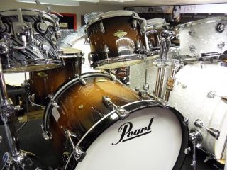 Pearl Masters Premium Legend Drum Kit Free Pro Racket Cases Brooklyn