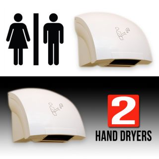  Commercial Hands Free Infrared Automatic Hand Dryers Bathroom Restroom