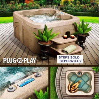 Lifesmart Rock Solid Simplicity Plug and Play Spa with 12 Jets