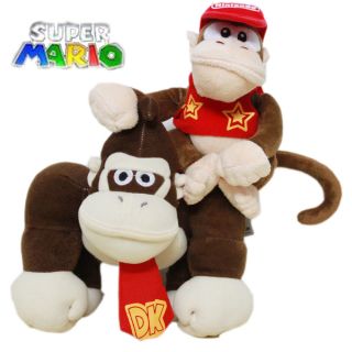   Super Mario Diddy Donkey Kong Plush Toy Stuffed Animal Monkey cute
