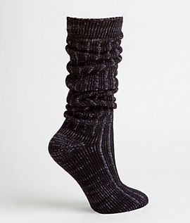  Hue Bootique Slouchy Ribbed Boot Socks Hosiery