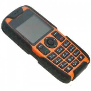 Unlocked Dual Sim Dual Bands FM Waterproof Cell Phone M8 Orange