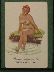 Pleasantly Plump Pinup Hilda Playing Cards Duane Bryers
