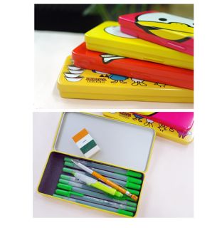 ZZAPA DUCK Tin Rectangular Metal Pencil case,pens box_useful school