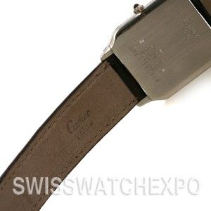 Platinum Cartier Santos Dumont Mecanique Watch