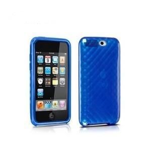 Apple iPod Touch 3G 3rd Gen DLO Blue TPU Soft Shell Case Cover /Screen