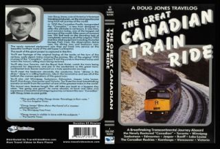  Great Canadian Train Ride A Doug Jones Travelog VHS 80 Minutes
