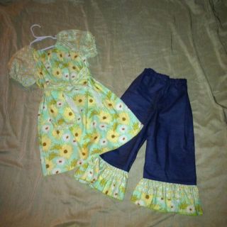 Lolly Wolly Doodle Outfit Size7 New Without Tags