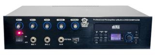 Pyle Pro PA Amplifier 700 CD DVD Player USB Port PD750A