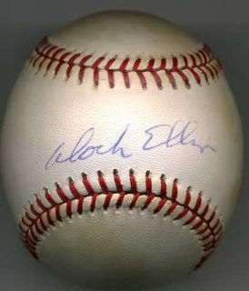 DOCK ELLIS Signed Baseball 1971 Pirates 1976 Yankees KOA LOA