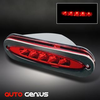 95 99 Dodge Neon Red Full LED 3rd Brake Light Lamp 2 4DR Sedan Coupe