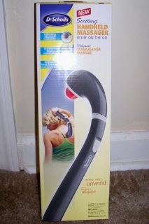 Dr Scholls Soothing Handheld Massager with Infrared Heat Grey