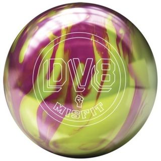 DV8 Misfit Yel Magenta Bowling Ball 12 lb Brand New in Box