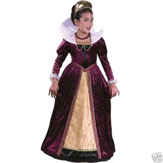  Medieval Princess Renaissance Dress Up Halloween Child Costume