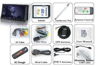  Stereo DVD Player Road Cyberman Android DVB T GPS 3G WiFi iPod