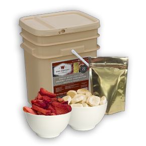 Freeze Dried Fruits Desserts Emergency Long Term Food Storage by Wise