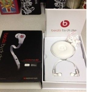 beats Tour By Dr Dre High Control Talk White IPHONE IPOD VERSION