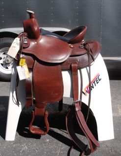tx123 King Series Wolverine 17 5 draft horse saddle with 8 gullet